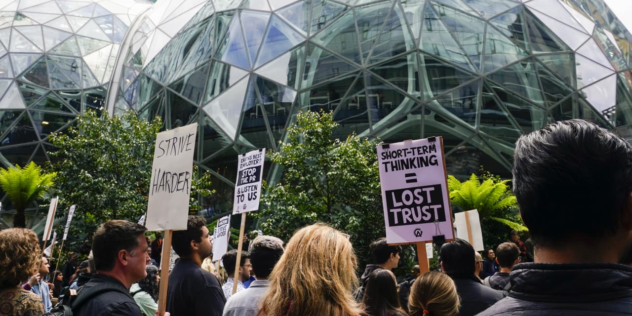 Hundreds Of Amazon Workers Protest Company’s Climate Impact, Return-to ...