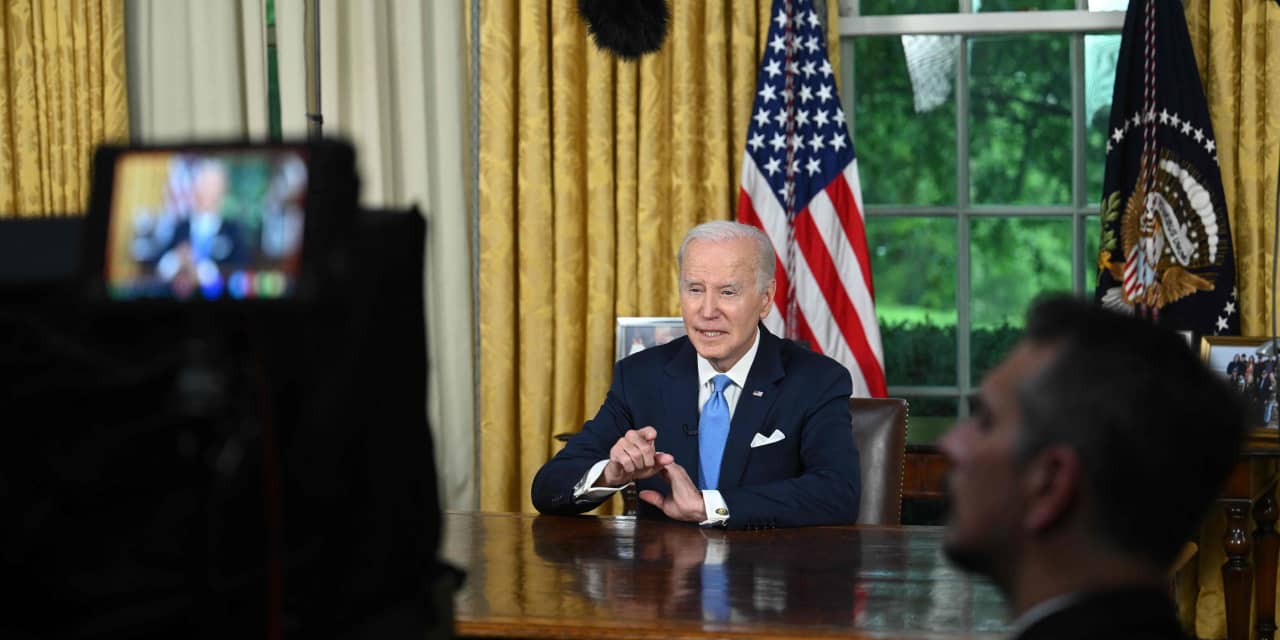 : ‘We averted an economic crisis’: Biden hails debt-ceiling deal in Oval Office address