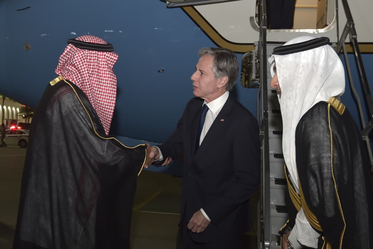 U.S. Secretary of State Antony Blinken meets with Saudi crown prince ...