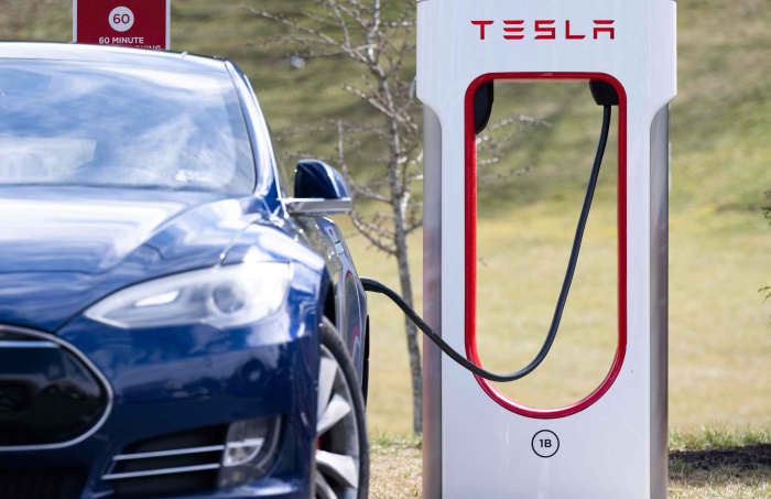 Tesla electric deals car stocks