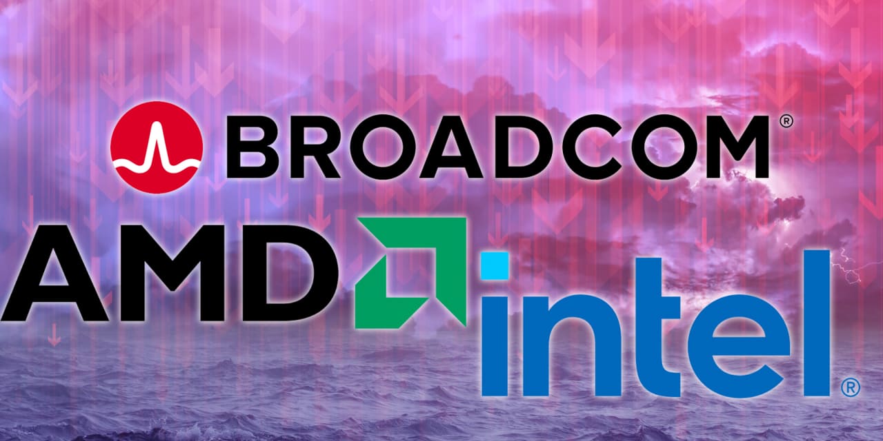 Intel stock suffers worst week in a year, while AMD, notch six