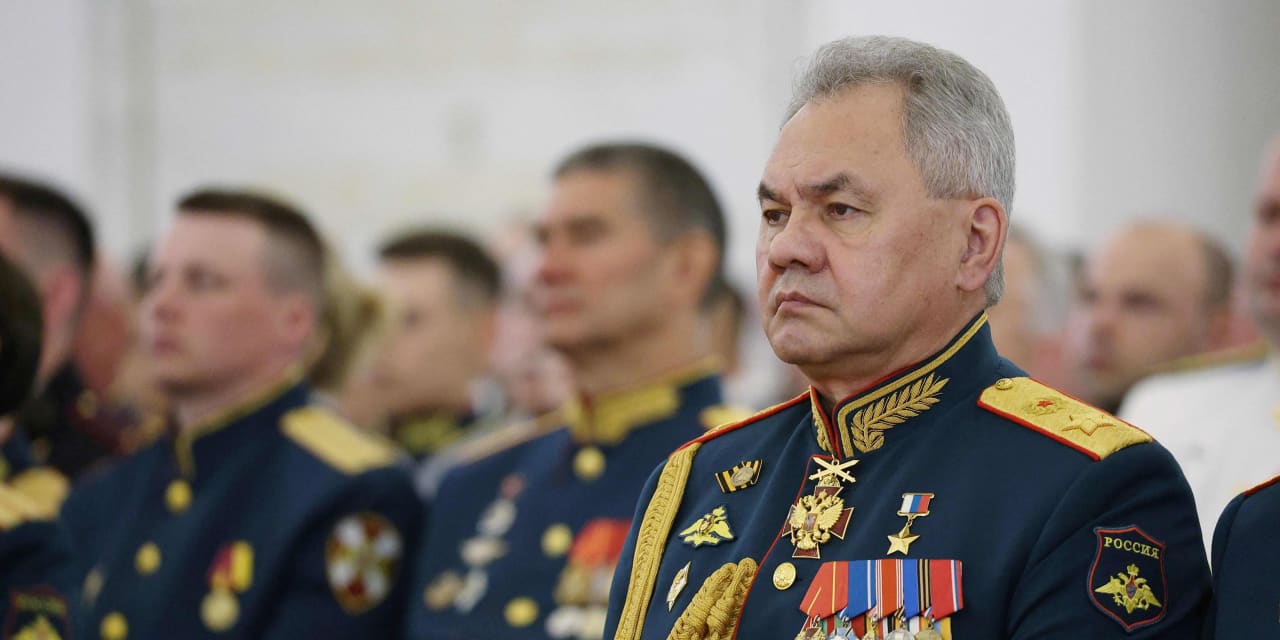 Russia’s defense minister Sergei Shoigu makes first appearance since weekend rebellion