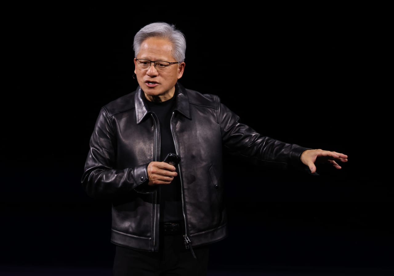 Heckler disrupts Nvidia CEO Huang’s speech at Berlin conference