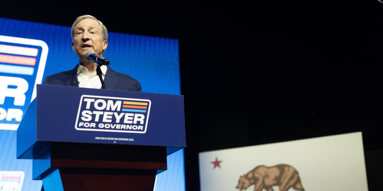 marketwatch.com - Victor Reklaitis - Tom Steyer spent $216 million of his own money to run for governor of California - here's where that ranks