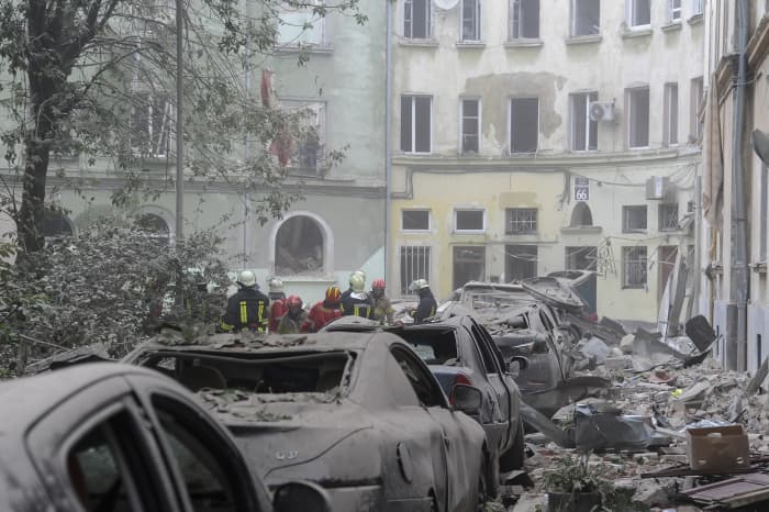 Russia launches missiles at Lviv, Ukraine, killing four, injuring ...