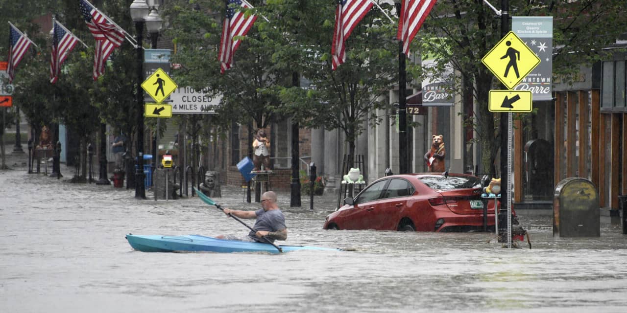 In flood-ravaged Vermont, rivers finally crest and waters start to recede - Vimarsana News