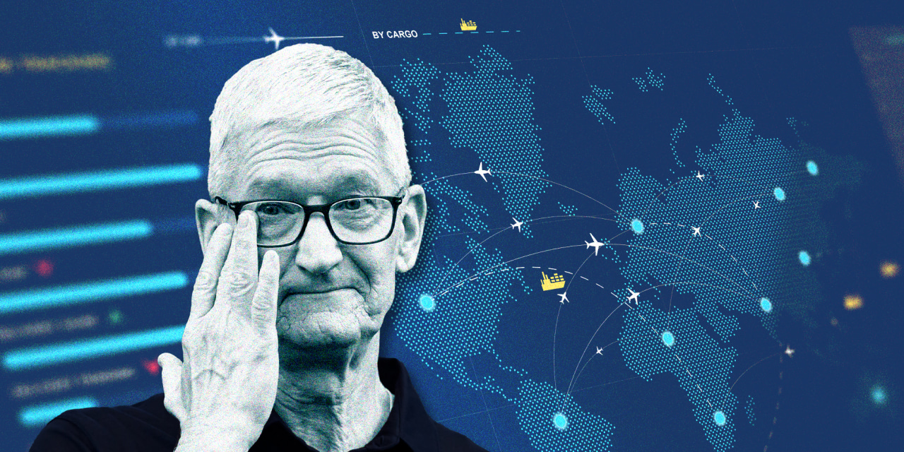 Apple Drops 10% as Memory Chip Crunch Bites