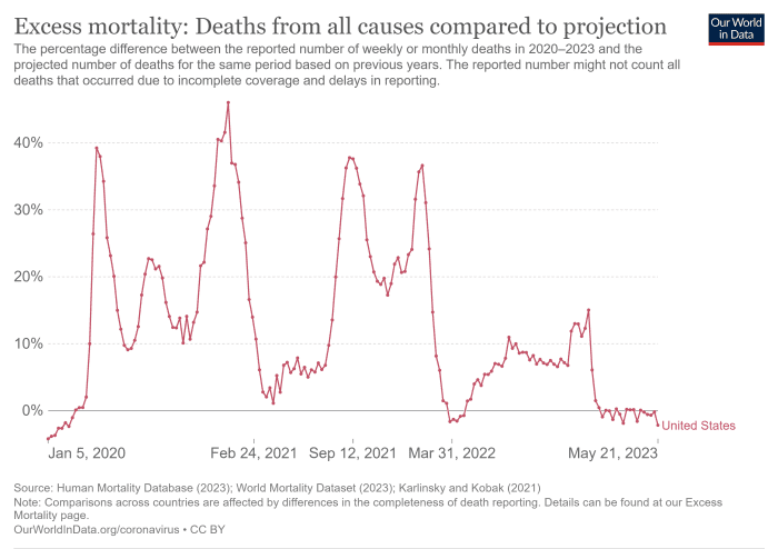 COVID pandemic is officially over in the U.S., excess-deaths data show ...