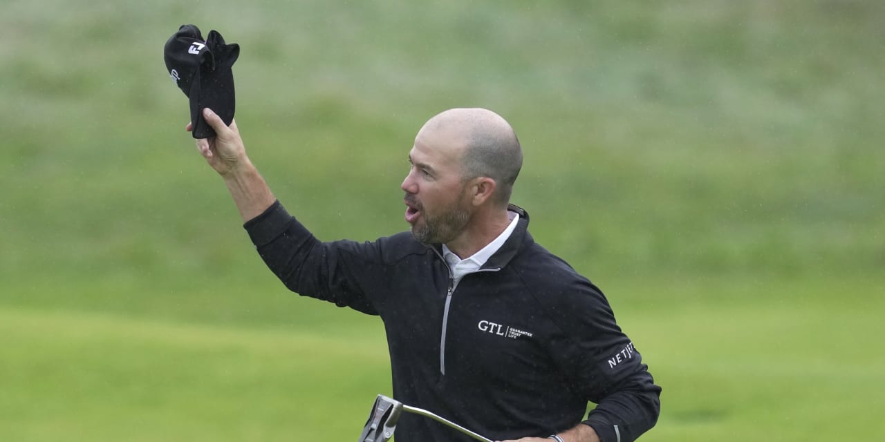 Brian Harman wins British Open with drama-free final round at Hoylake