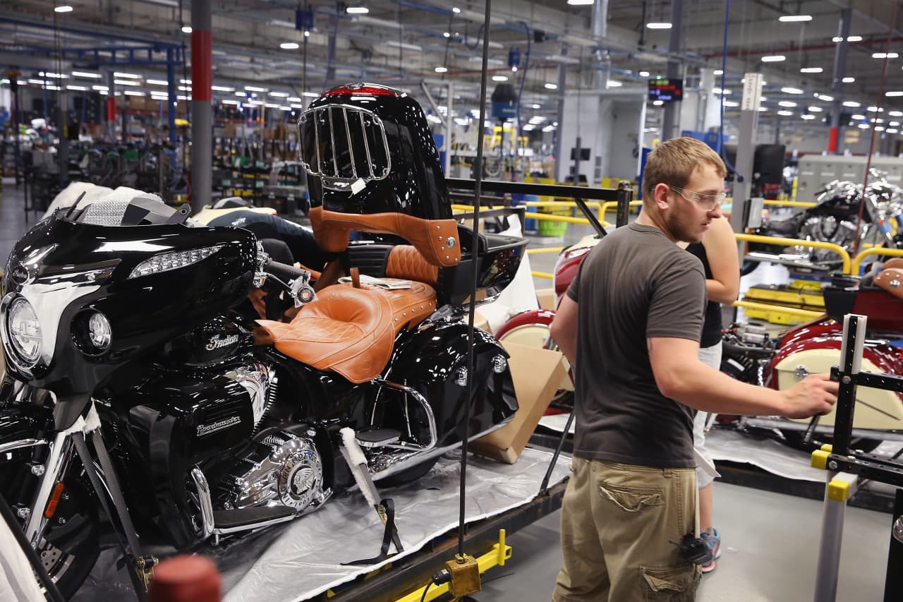 Factory orders drop in August, the third decline in the past four months