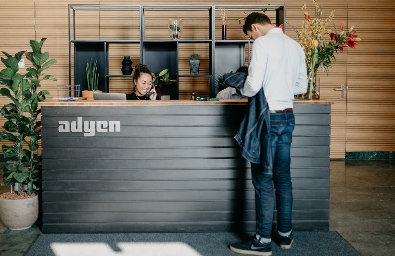 Adyen shares slump as payments processor meets revenue estimates