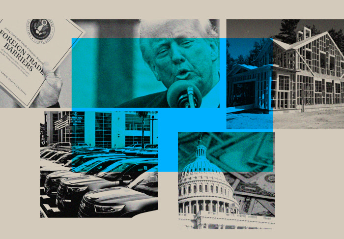 美国总统特朗普宣布“解放日”之后，美国债务规模随之攀升，与此同时，汽车行业因关税蒙受数十亿美元损失，住宅建设活动也出现下滑。