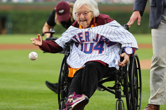 Tommy John surgery is in the news, and a Chicago nun, 104, jokes