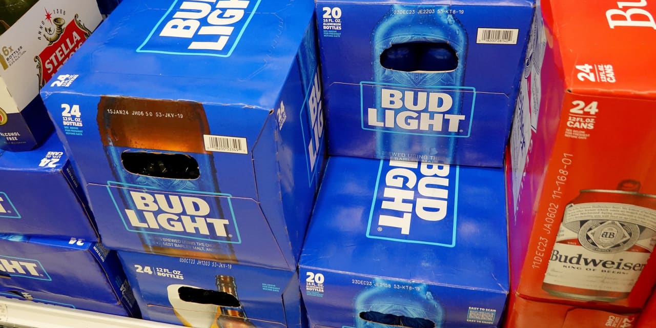 Bud Light controversy continues to weigh on Anheuser-Busch InBev