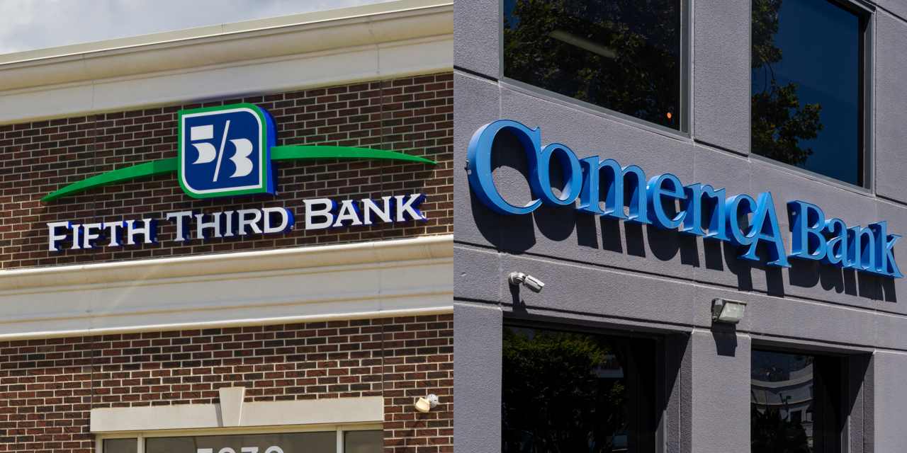 Fifth Third paying nearly $11 billion for Comerica as wave of bank mergers builds - MarketWatch