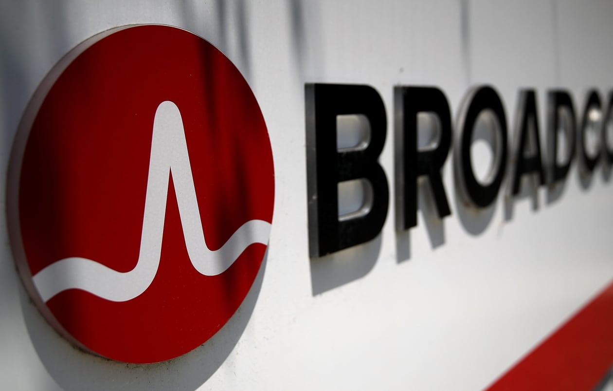 Why Broadcom’s stock could book its biggest gain in four years ...