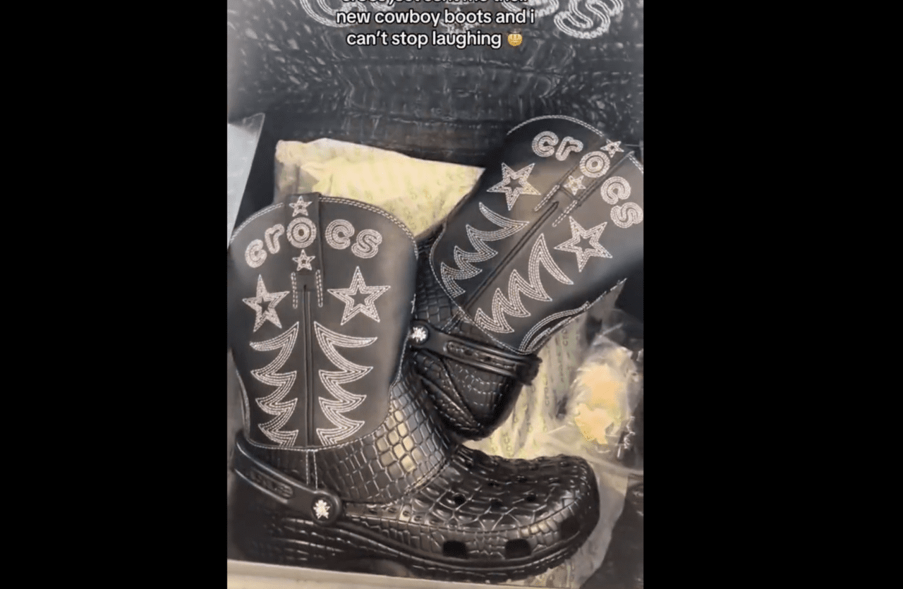 Crocs Classic Cowboy Boots (with spurs!) are real and you can buy