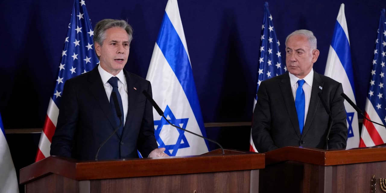 Netanyahu praises Blinken in Tel Aviv over ‘unequivocable’ demonstration of U.S. support for Israel Markets – MarketWatch