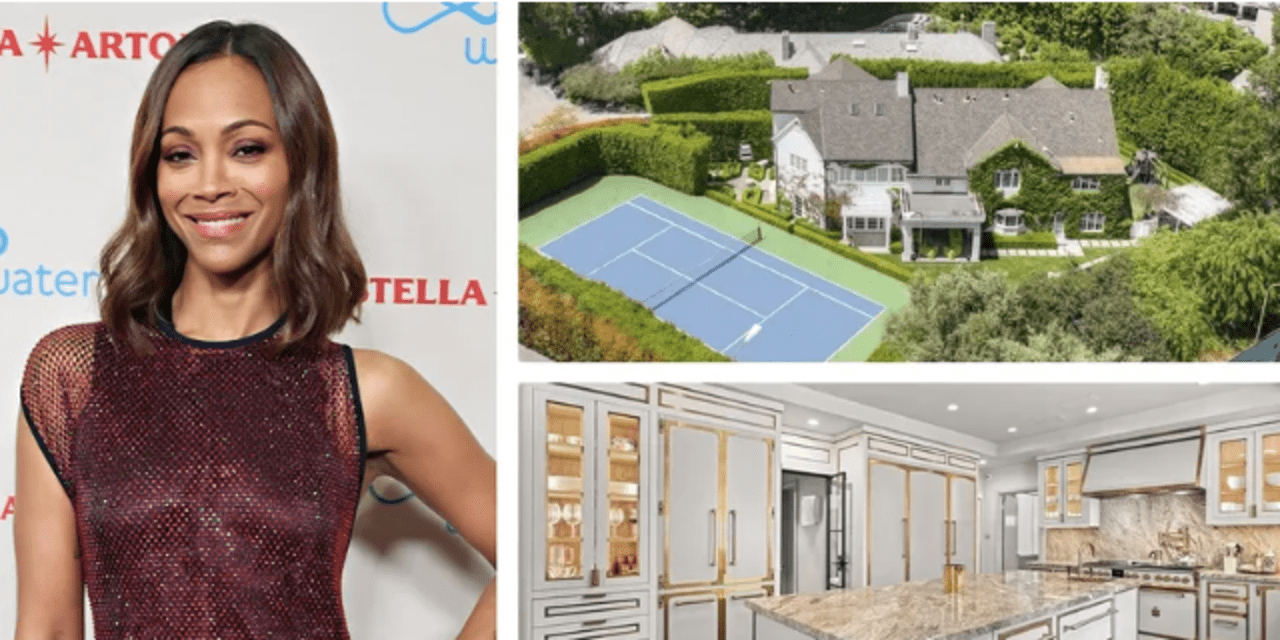 ‘Avatar’ star Zoe Saldana lists her beautiful Beverly Hills estate for $16.5 million