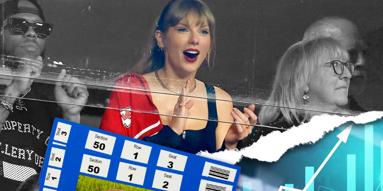 What’s driving up prices for sporting events? Taylor Swift is one factor, alongside inflation and pent-up demand