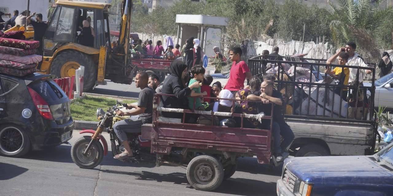 Palestinians scramble to flee south after Israel orders 1 million to evacuate, stages brief ground incursions