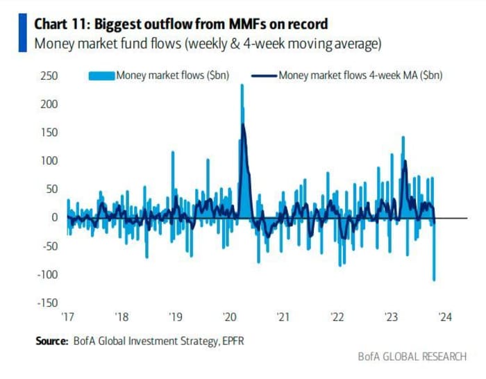 A contrarian 'buy signal' for stocks has been triggered, as investors