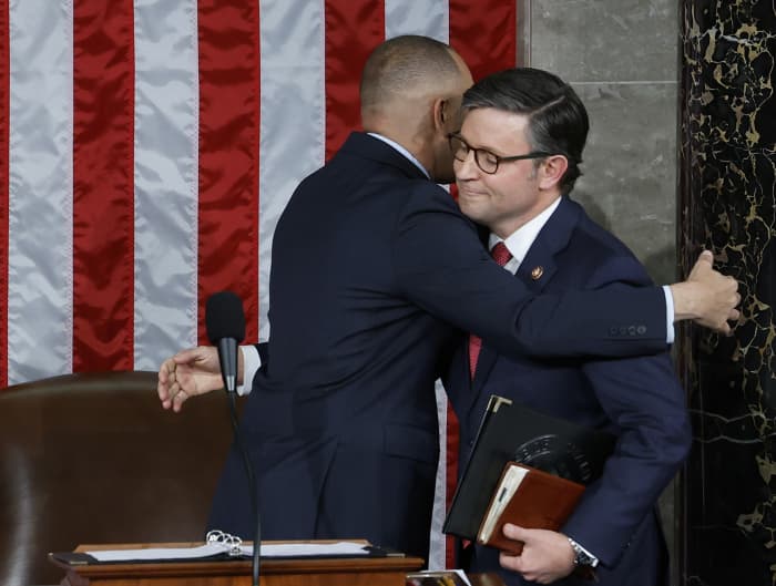 How new Speaker Johnson may respond to Biden's request for an extra ...