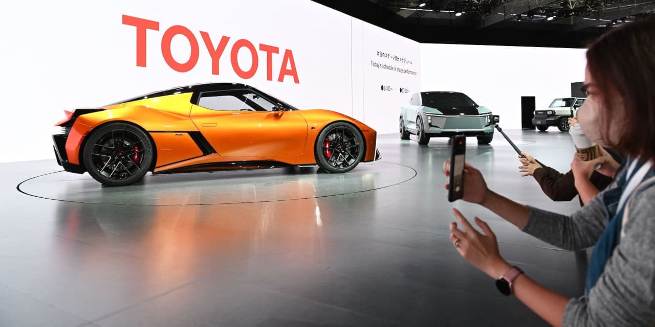 Toyota shows off fully electric GR-type sports coupe concept - MarketWatch