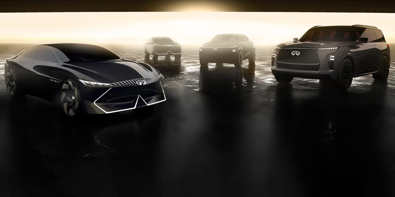 Infiniti plans update of an aging lineup; previews four new models