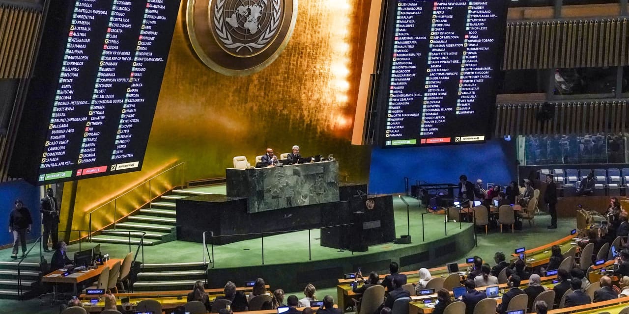 U.N. General Assembly calls for 'humanitarian truce' in Gaza leading to halt in Israel-Hamas fighting - Vimarsana News