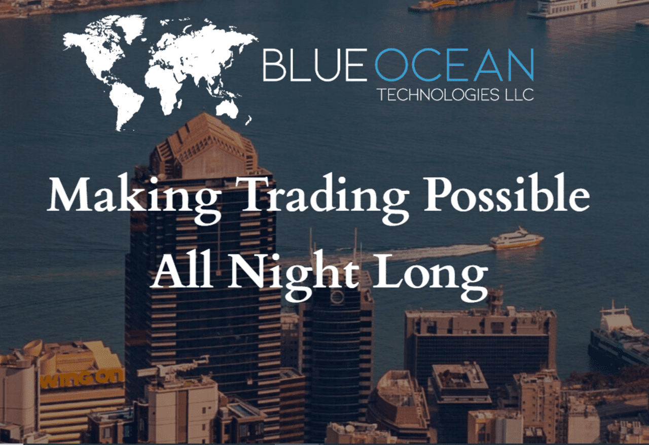 Blue Ocean Tech sees no need for closing bell with overnight-trading platform