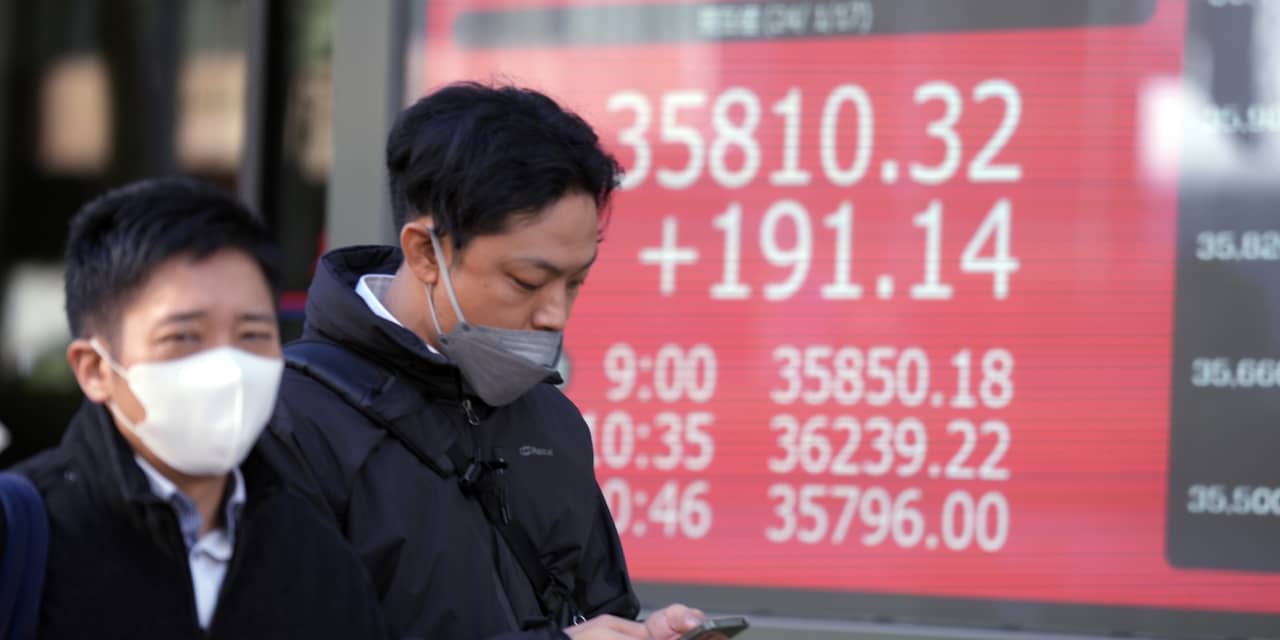 Tokyo stocks hit 34-year high, but equities are lower across most of Asia - Vimarsana News