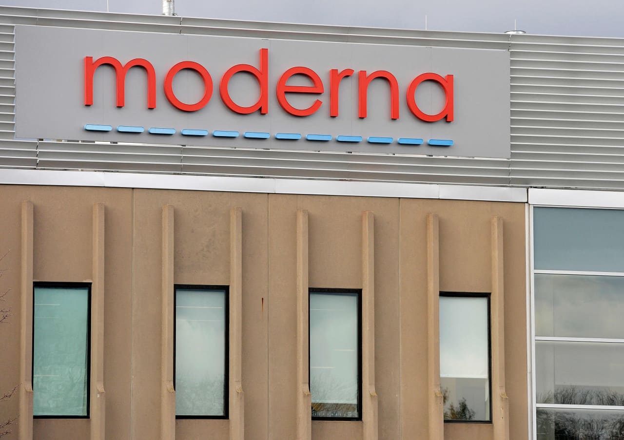 Moderna’s stock surges after better-than-expected quarterly results