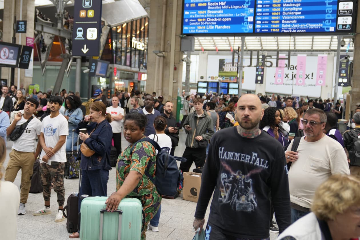 Arson attacks paralyze French high-speed rail network hours before start of  Olympics - MarketWatch