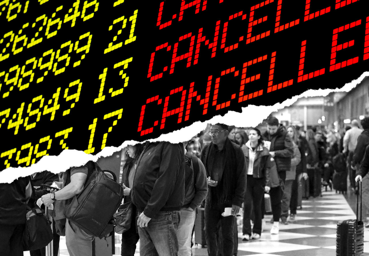 Even with all the flight cancellations, airline stocks are having a surprisingly good week.