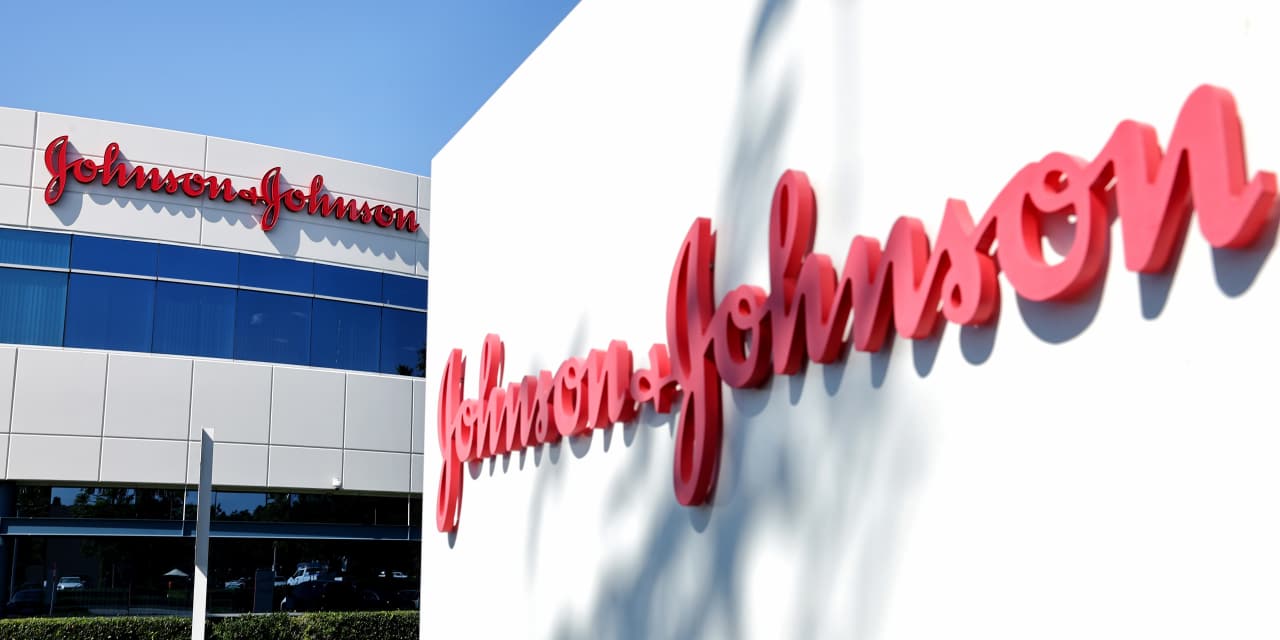 Johnson & Johnson’s stock heads for a record after a profit beat and plans for another spinoff