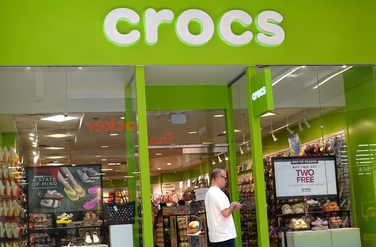 Crocs s stock drops on Q3 profit warning MarketWatch